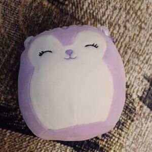 4/$60 Squishmallows Lavender Squirrel With Colourful Tail - Small